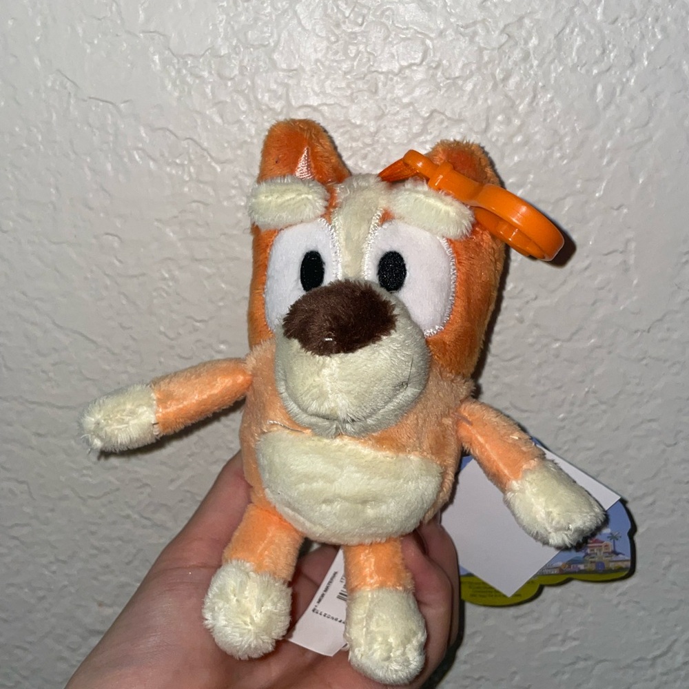 Orange and Cream Plush Toy